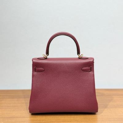 wholesale quality hermes kelly 25 togo b5 rubis